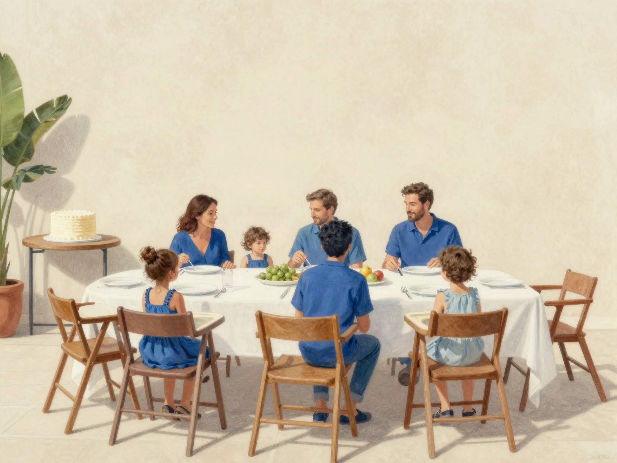 Planning illustration: Baptism reception quotes: count adults and children separately