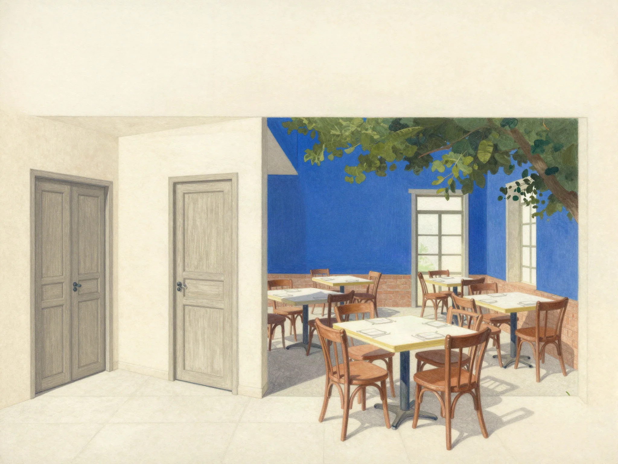 Planning illustration: An Athens birthday dinner or a room of your own?