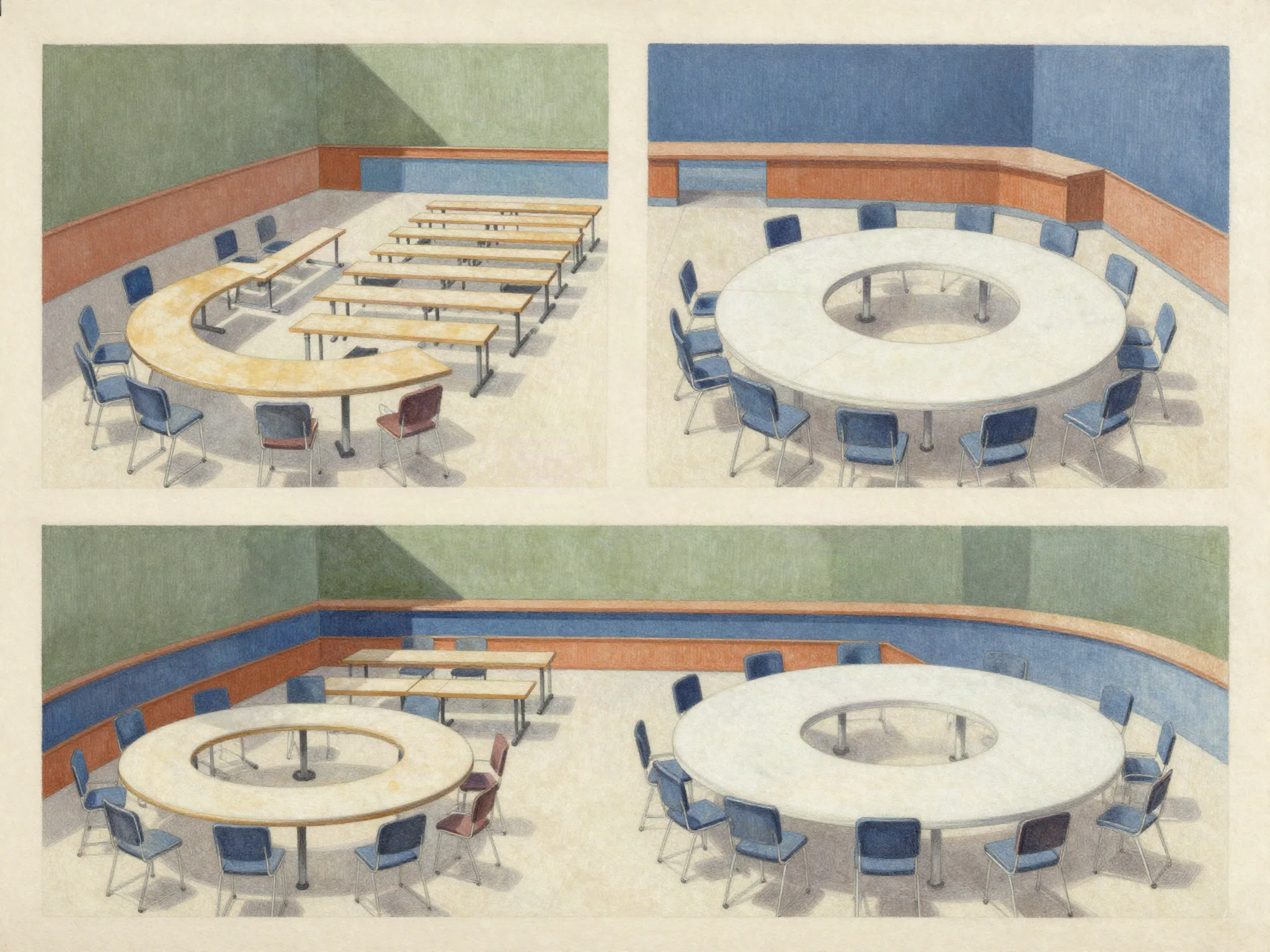 Planning illustration: Conference capacity: ask for the layout, not just the number