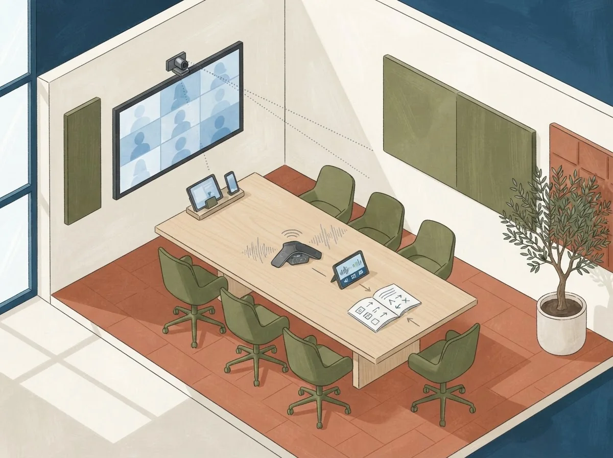 Planning illustration: The hybrid meeting test to run before signing
