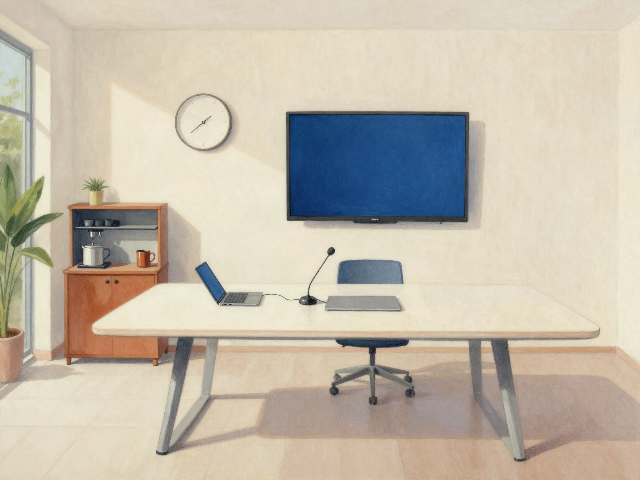 Planning illustration: Athens meeting room hire: turn the day rate into a full brief