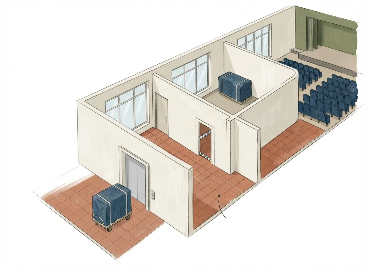 Planning illustration: Product launch venues: test the delivery route first