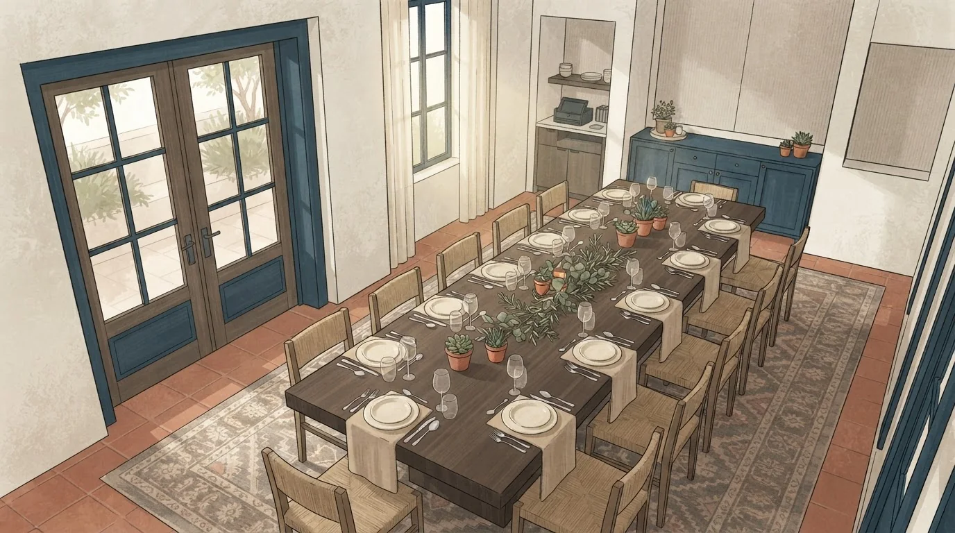Illustrated venue setting: A small wedding needs the right minimum spend