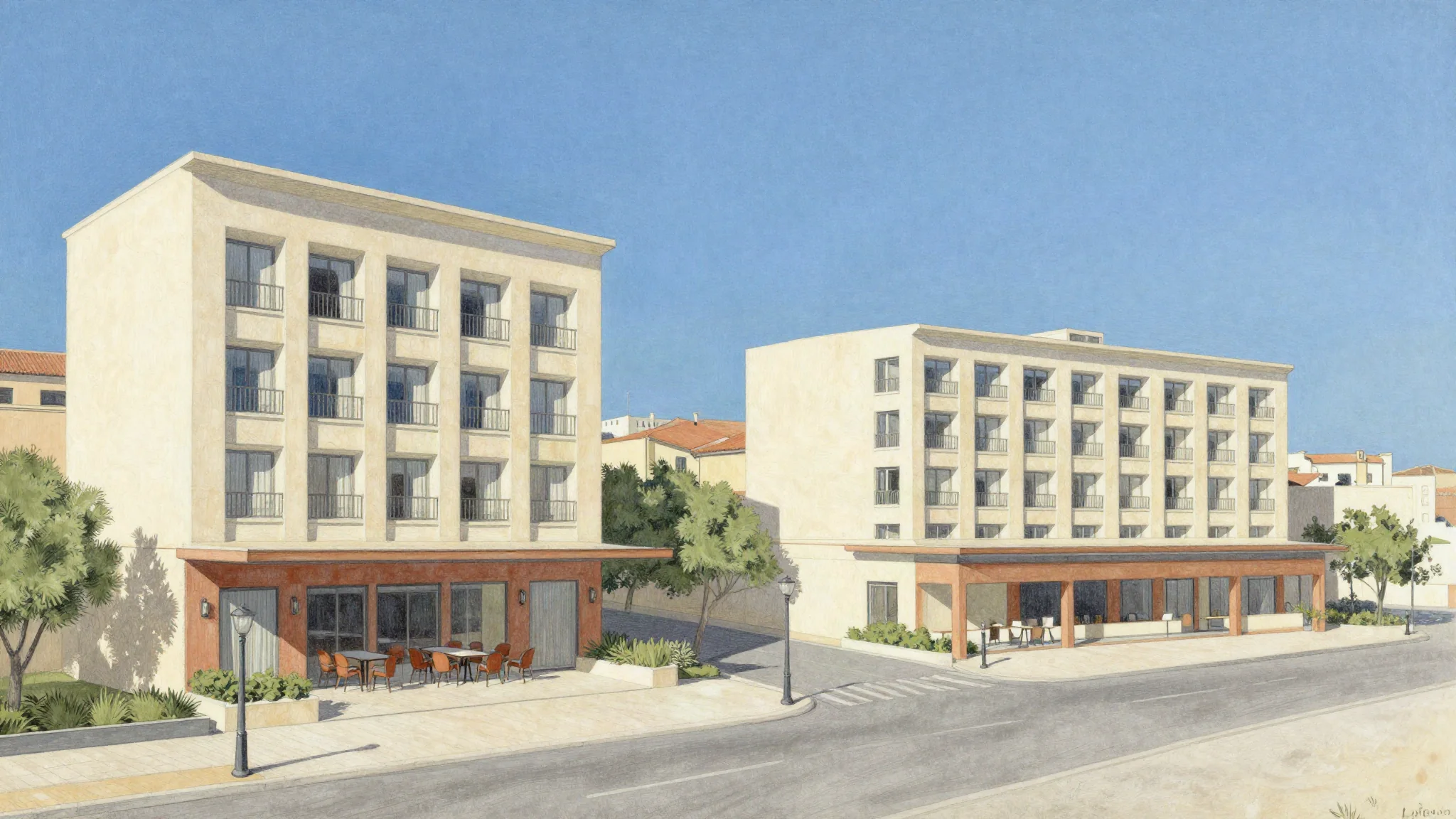 Illustrated venue setting: Choose a Thessaloniki conference base around the programme