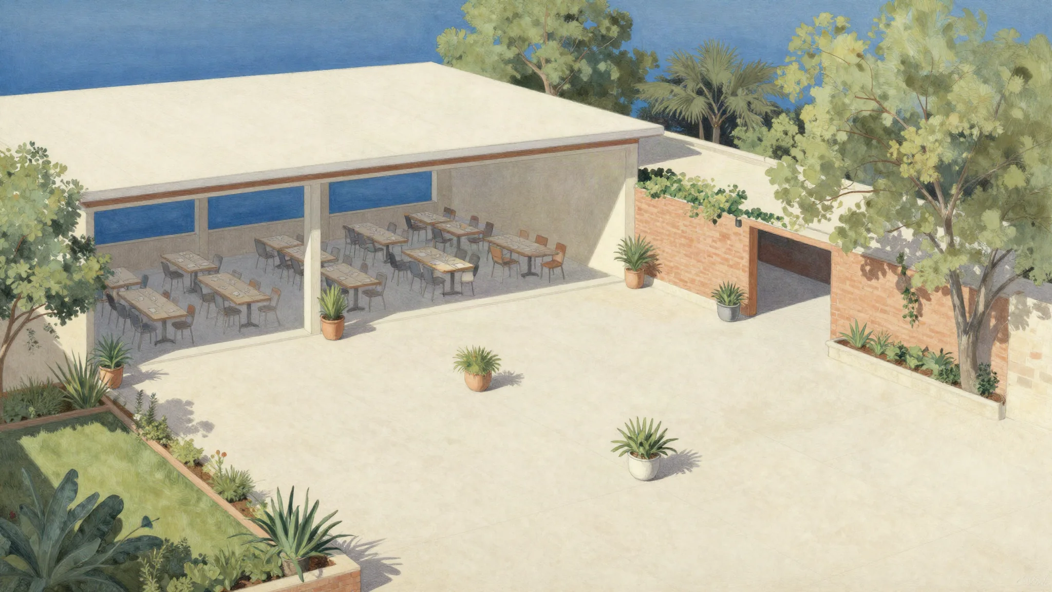 Illustrated venue setting: The venue site visit: bring the same brief to every room